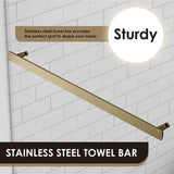 Ava 60" W x 58" H By Pass Frameless Tub Door with Clear Glass