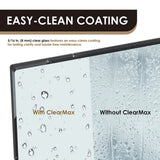 Ava 60" W x 58" H By Pass Frameless Tub Door with Clear Glass