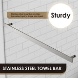 Ava 60" W x 76" H By Pass Frameless Shower Door with Clear Glass