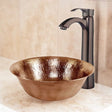 Avard Hammered Copper Vessel Sink