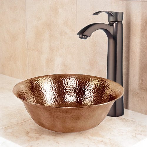 Avard Hammered Copper Vessel Sink
