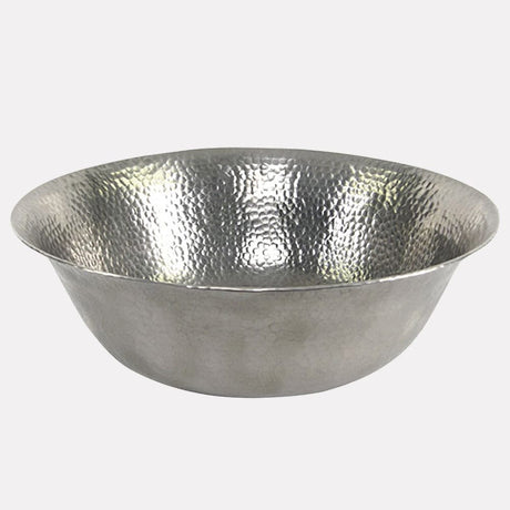 Avard Pewter-Plated Hammered Copper Vessel Sink