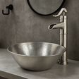 Avard Pewter-Plated Hammered Copper Vessel Sink