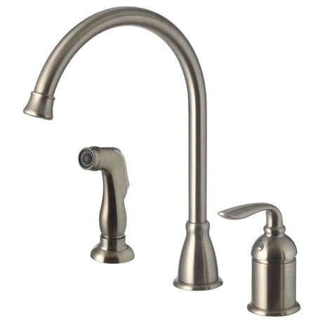 Boleyn Single Handle Kitchen Faucet with Side Spray