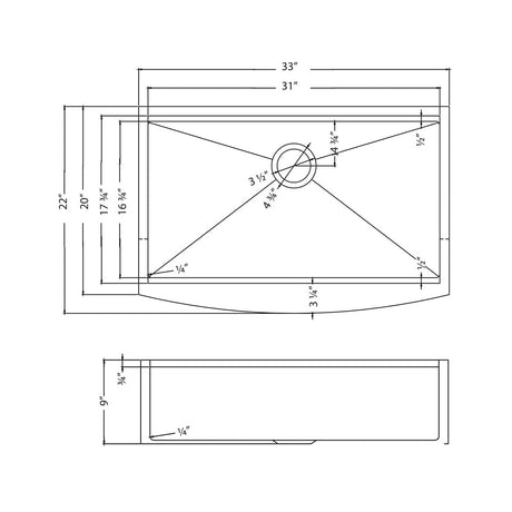 Bolton Stainless Steel Single-Bowl Workstation Farmhouse Sink with Offset Drain - Gunmetal Black