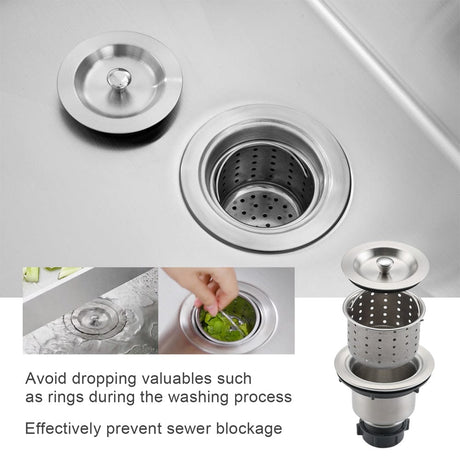 Bolton Stainless Steel Single-Bowl Workstation Farmhouse Sink with Offset Drain - Gunmetal Black