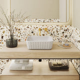 Bornchen Square Cast Concrete Vessel Sink - White