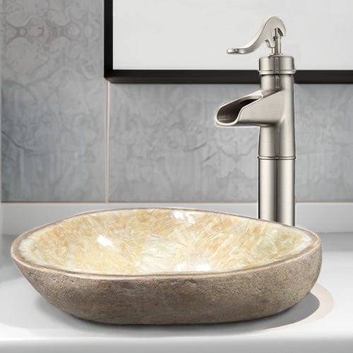Bouse Yellow Onyx Vessel Sink