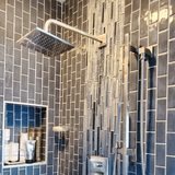 Bracken Pressure Balance Shower System with Shower Head and Hand Shower