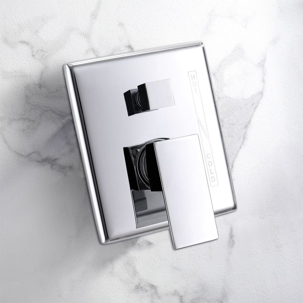 Bracken Pressure Balance Shower System with Shower Head and Hand Shower