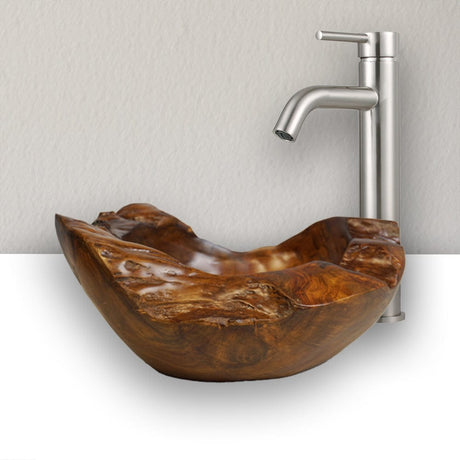 Braman Teak Root Vessel Sink