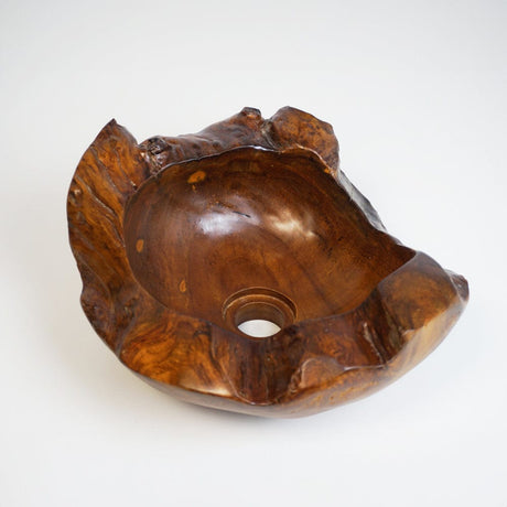 Braman Teak Root Vessel Sink