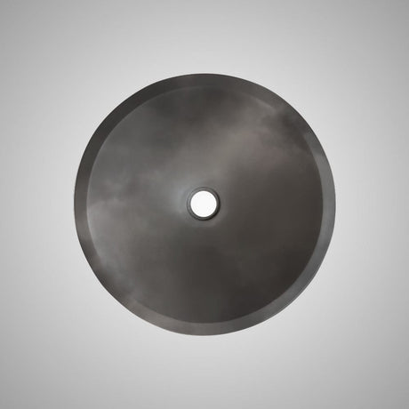 Chemult Round Cast Concrete Vessel Sink - Dusk Grey