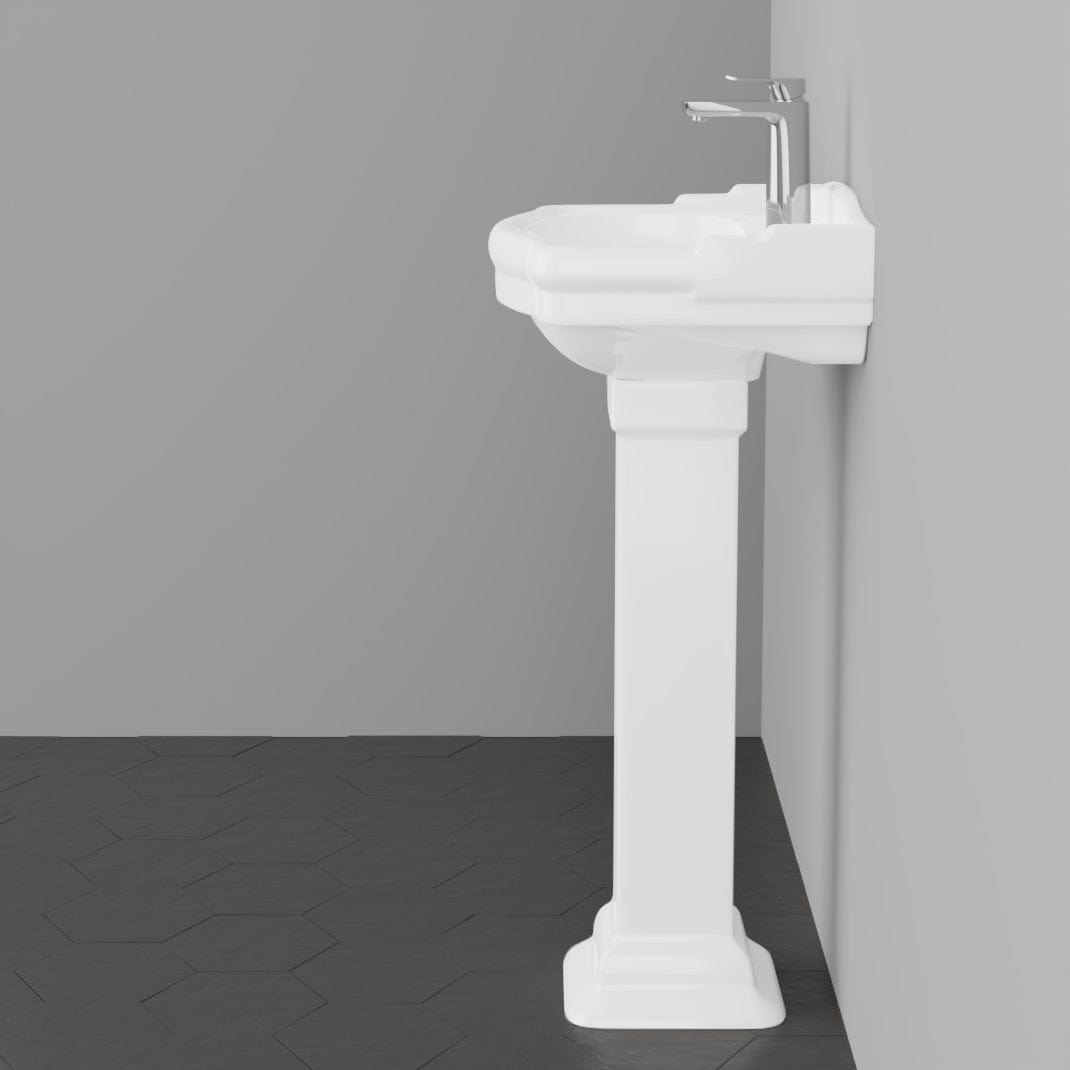 Chipley 100 Vitreous China Pedestal Sink
