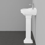Chipley 100 Vitreous China Pedestal Sink