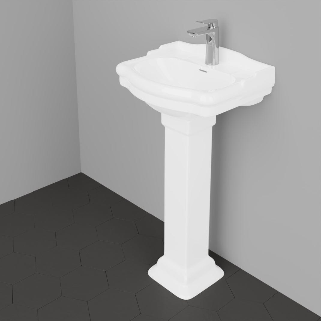 Chipley 100 Vitreous China Pedestal Sink