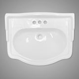 Chipley 300 Vitreous China Pedestal Sink