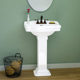 Chipley 400 Vitreous China Pedestal Sink