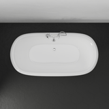 Ciona Cast Iron Double-Ended Tub with Pedestal
