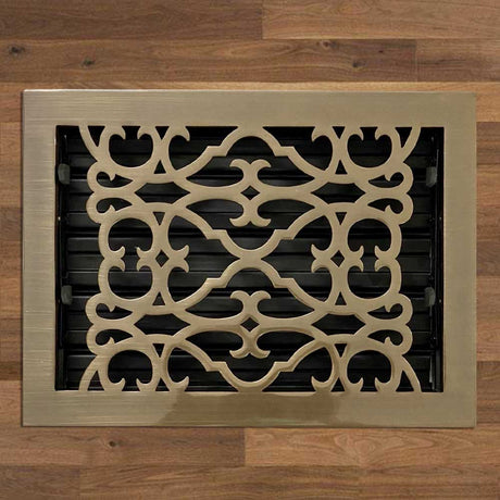 Classic Cast Iron Floor Register - Special Order Sizes