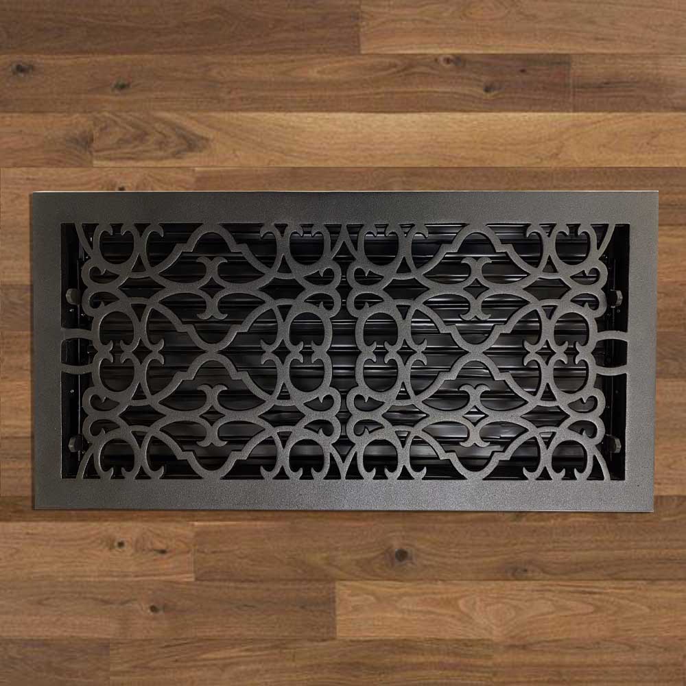 Classic Cast Iron Floor Register - Special Order Sizes