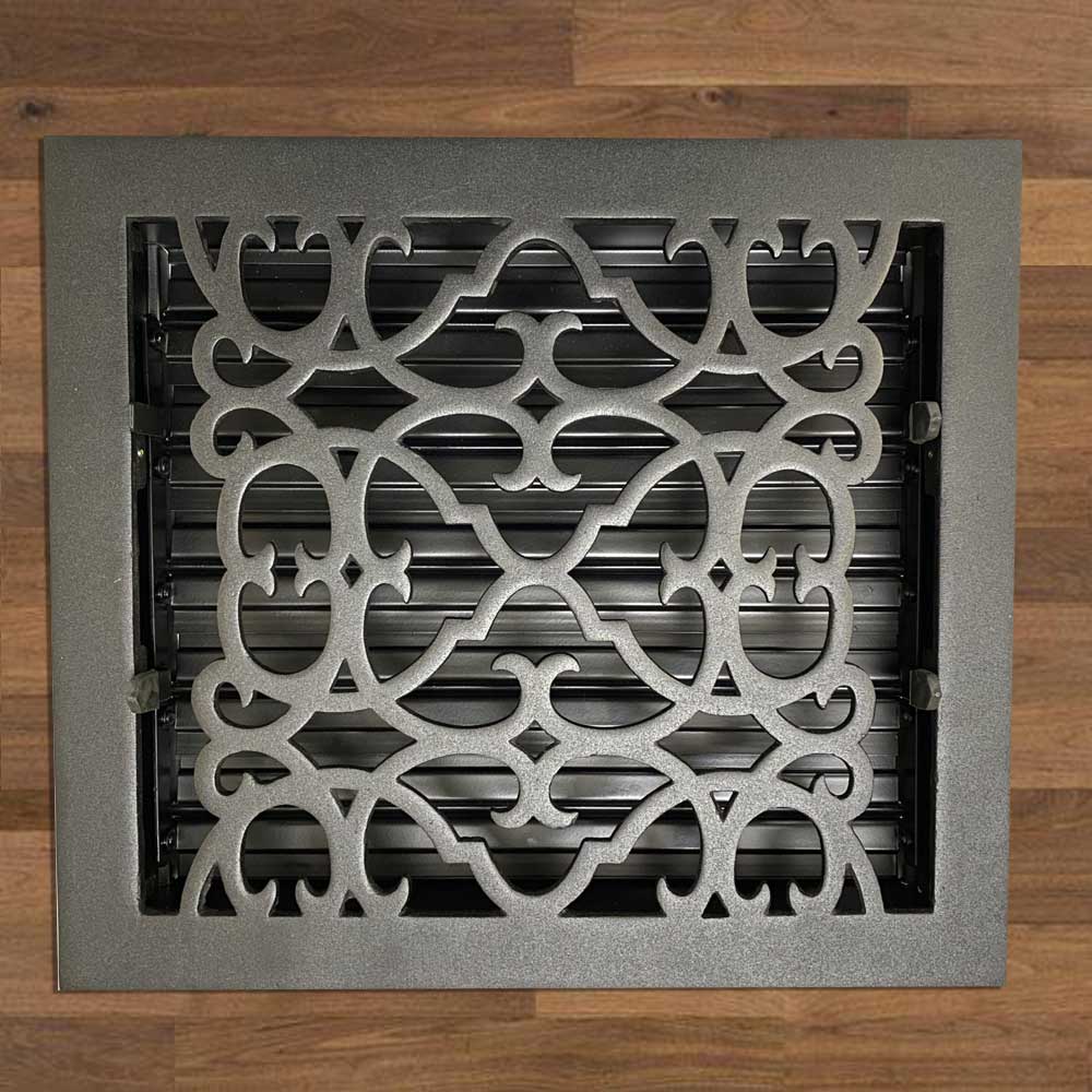 Classic Solid Brass Floor Register - Special Order Sizes