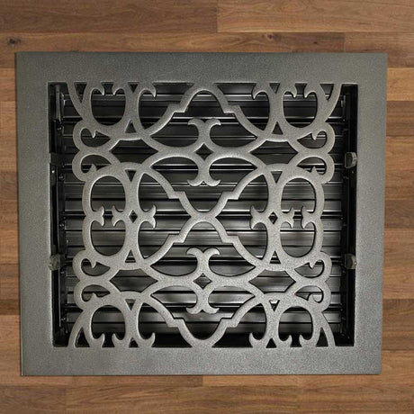 Classic Solid Brass Floor Register - Special Order Sizes