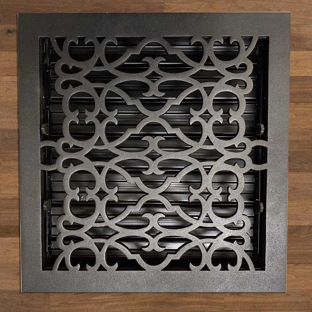 Classic Solid Brass Floor Register - Special Order Sizes