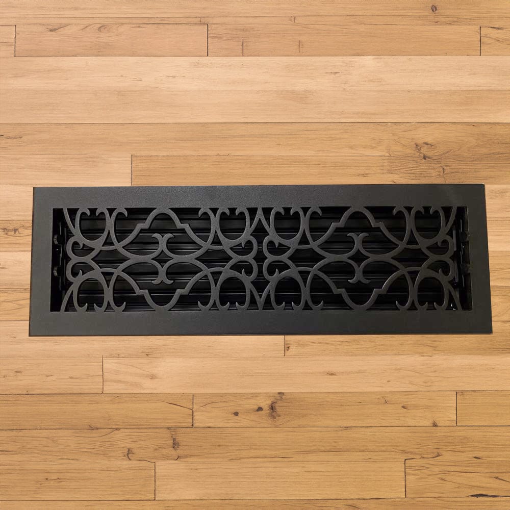 Floor, 7 1 2 in H, Floor Register - 4MJE6 4MJE6