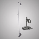 Code-Compliant Faucet with Riser and Shower Head