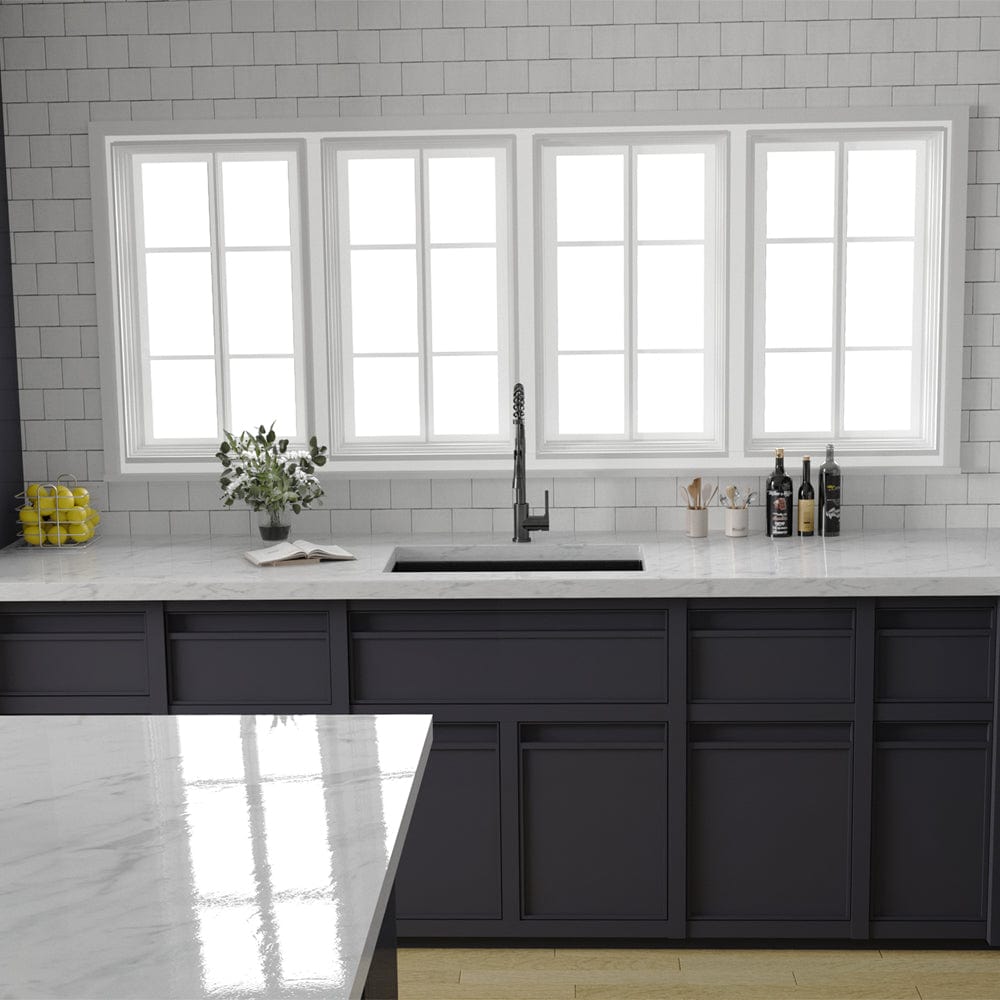 Colby Stainless Steel Single-Bowl Undermount Sink with Offset Drain - Gunmetal Black