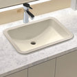 Colchester Vitreous China Rectangular Undermount Sink - Bisque