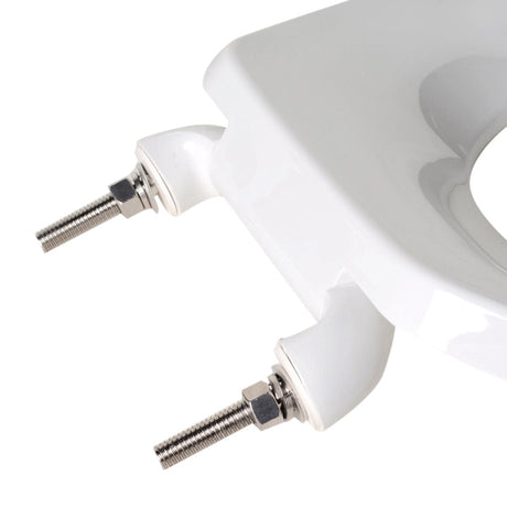 Commercial Heavy Duty Open Front Less Cover Premium Plastic Toliet Seat