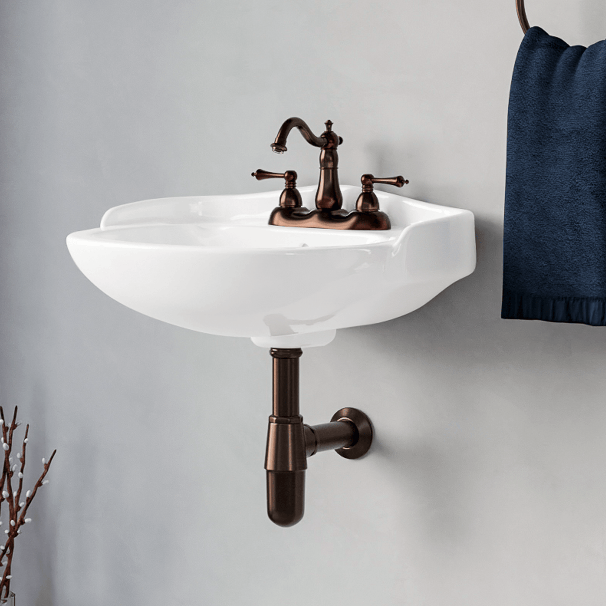 Condon Vitreous China Wall-Mount Bathroom Sink