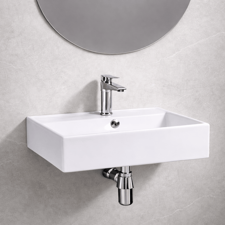 Conover Vitreous China Wall-Mount Bathroom Sink