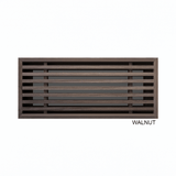 Contemporary Linear Natural Wood Air Grille with Removable Core