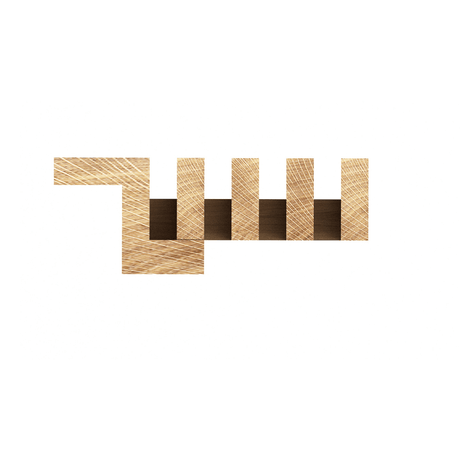 Contemporary Linear Natural Wood Framed Air Grille with Removable Core