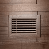 Contemporary Natural Wood Floor Register with Removable Core