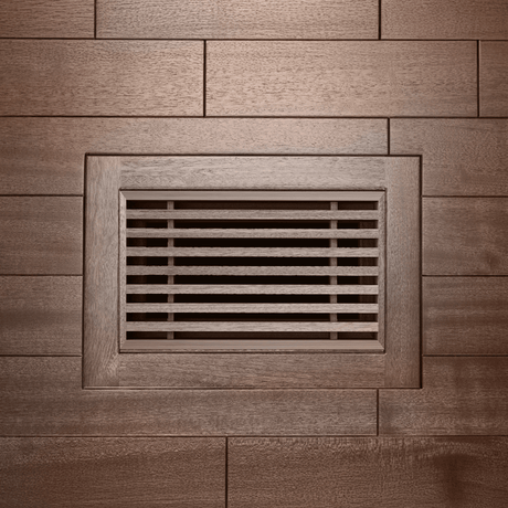 Contemporary Natural Wood Floor Register with Removable Core