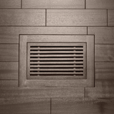 Contemporary Natural Wood Floor Register with Removable Core