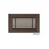 Contemporary Natural Wood Floor Register with Removable Core