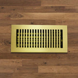 Contemporary Solid Brass Floor Register