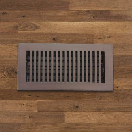 Contemporary Solid Brass Floor Register