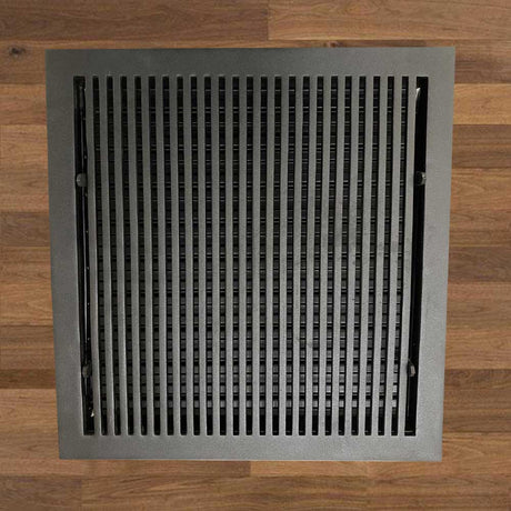 Contemporary Solid Brass Floor Register - Special Order Sizes