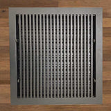 Contemporary Solid Brass Floor Register - Special Order Sizes
