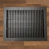 Contemporary Solid Brass Floor Register - Special Order Sizes