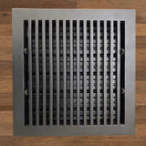 Contemporary Solid Brass Floor Register - Special Order Sizes