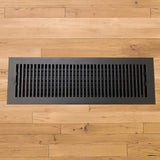 Contemporary Solid Brass Floor Register - Special Order Sizes