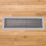 Contemporary Solid Brass Floor Register - Special Order Sizes