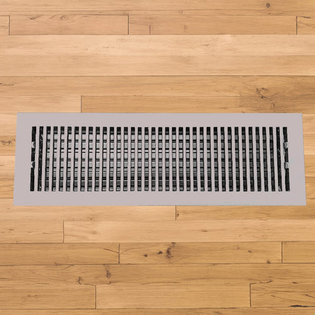 Contemporary Solid Brass Floor Register - Special Order Sizes